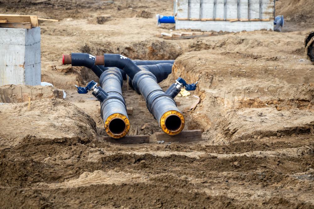 évacuation des eaux usées à Sainte-Alvère